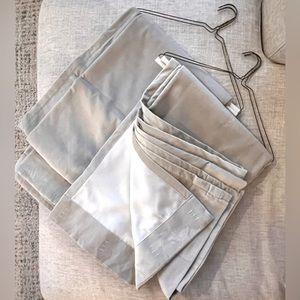 PB Teen Velvet Blackout Curtain Panels (pair) - Dove Gray